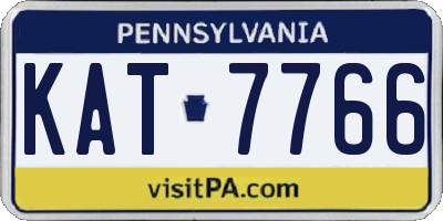 PA license plate KAT7766