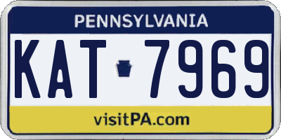 PA license plate KAT7969