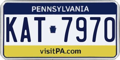 PA license plate KAT7970