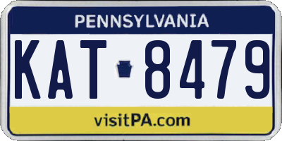 PA license plate KAT8479