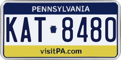 PA license plate KAT8480