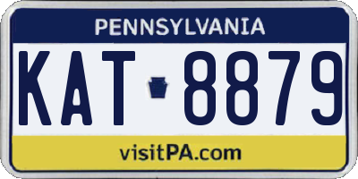 PA license plate KAT8879