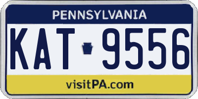 PA license plate KAT9556