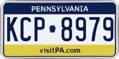PA license plate KCP8979