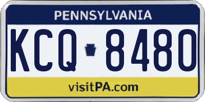 PA license plate KCQ8480