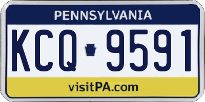 PA license plate KCQ9591