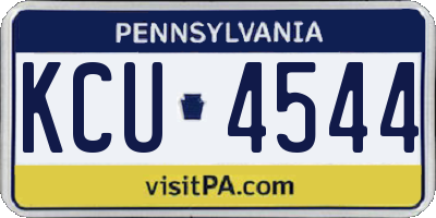 PA license plate KCU4544