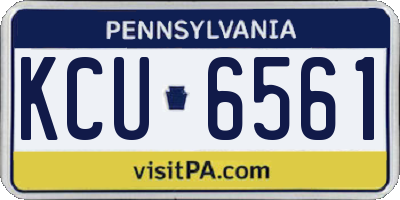PA license plate KCU6561