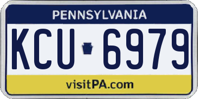 PA license plate KCU6979