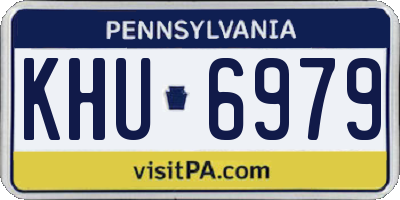 PA license plate KHU6979