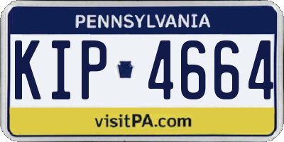 PA license plate KIP4664