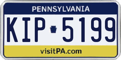 PA license plate KIP5199