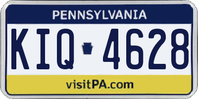 PA license plate KIQ4628