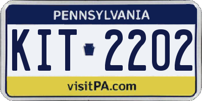 PA license plate KIT2202