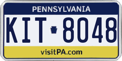 PA license plate KIT8048