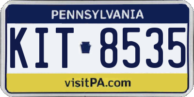 PA license plate KIT8535