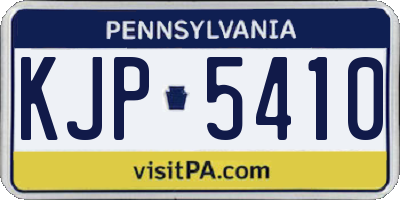 PA license plate KJP5410