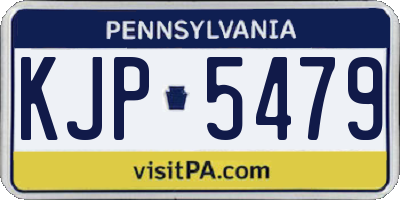 PA license plate KJP5479