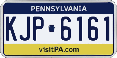 PA license plate KJP6161