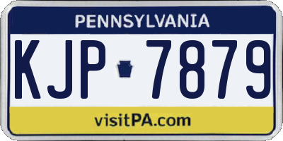 PA license plate KJP7879
