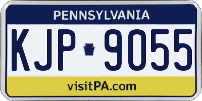 PA license plate KJP9055
