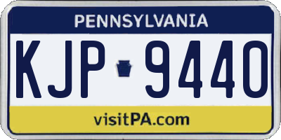 PA license plate KJP9440
