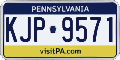 PA license plate KJP9571