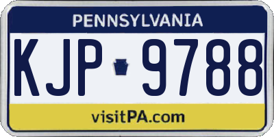 PA license plate KJP9788
