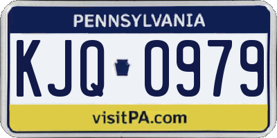 PA license plate KJQ0979