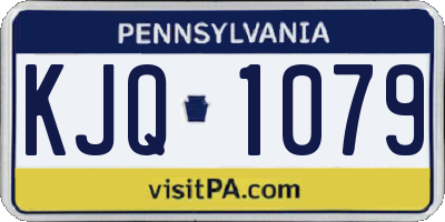 PA license plate KJQ1079
