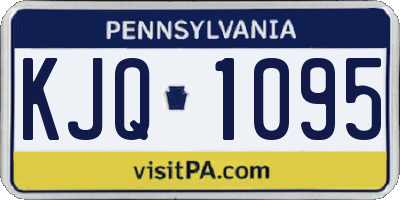 PA license plate KJQ1095