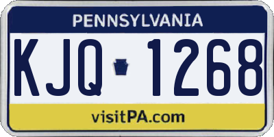 PA license plate KJQ1268