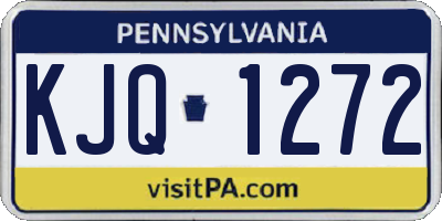 PA license plate KJQ1272