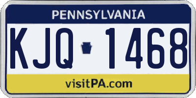PA license plate KJQ1468