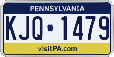 PA license plate KJQ1479