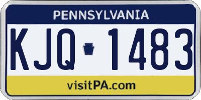 PA license plate KJQ1483