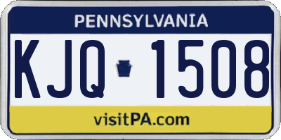 PA license plate KJQ1508