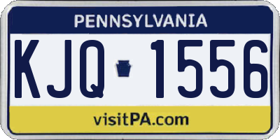 PA license plate KJQ1556