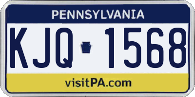 PA license plate KJQ1568