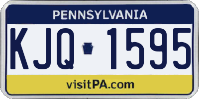 PA license plate KJQ1595