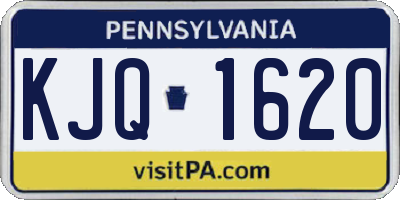 PA license plate KJQ1620