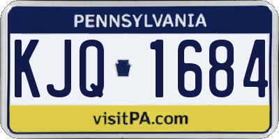 PA license plate KJQ1684