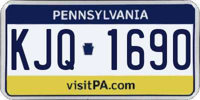 PA license plate KJQ1690