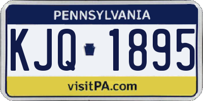 PA license plate KJQ1895