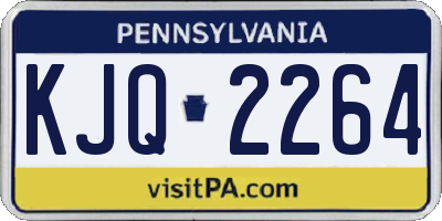 PA license plate KJQ2264