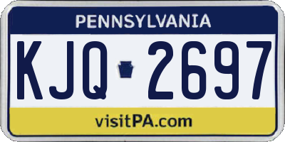 PA license plate KJQ2697