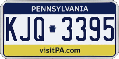 PA license plate KJQ3395