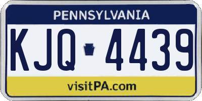 PA license plate KJQ4439