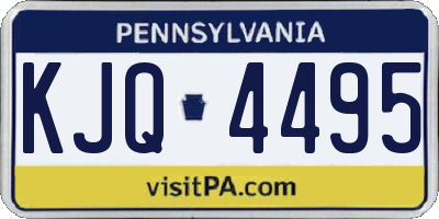PA license plate KJQ4495