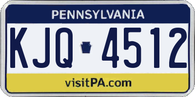 PA license plate KJQ4512